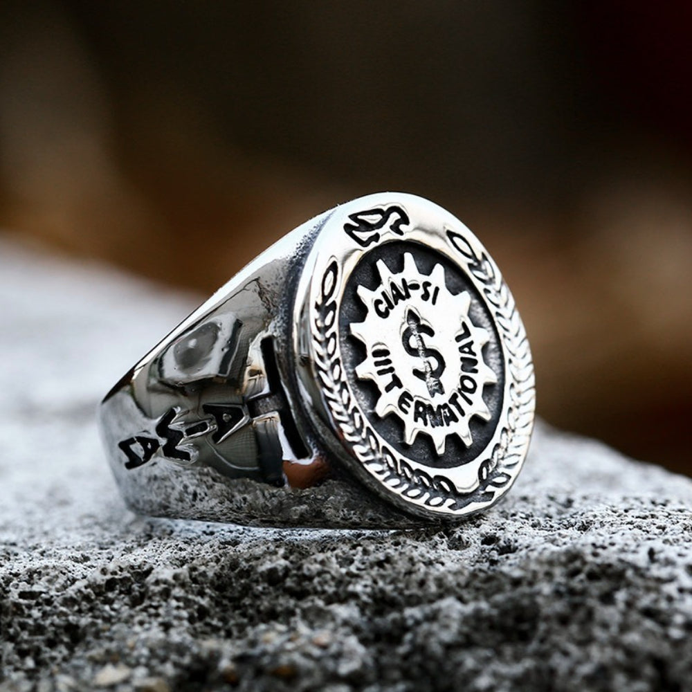 [ NODE_#09A ] CYBER CAPITAL GEAR SIGNET RING