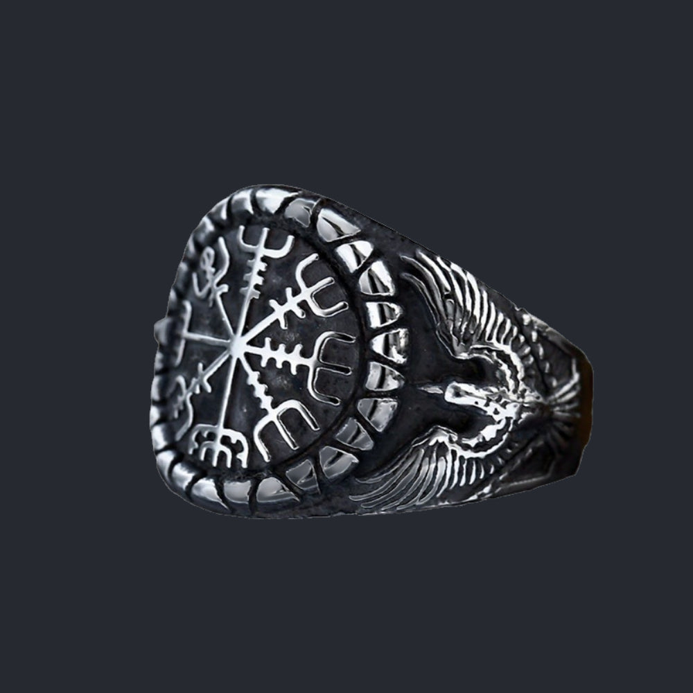 [ DECRYPT_#04M ] VIKING COMPASS RAVEN SIGNET
