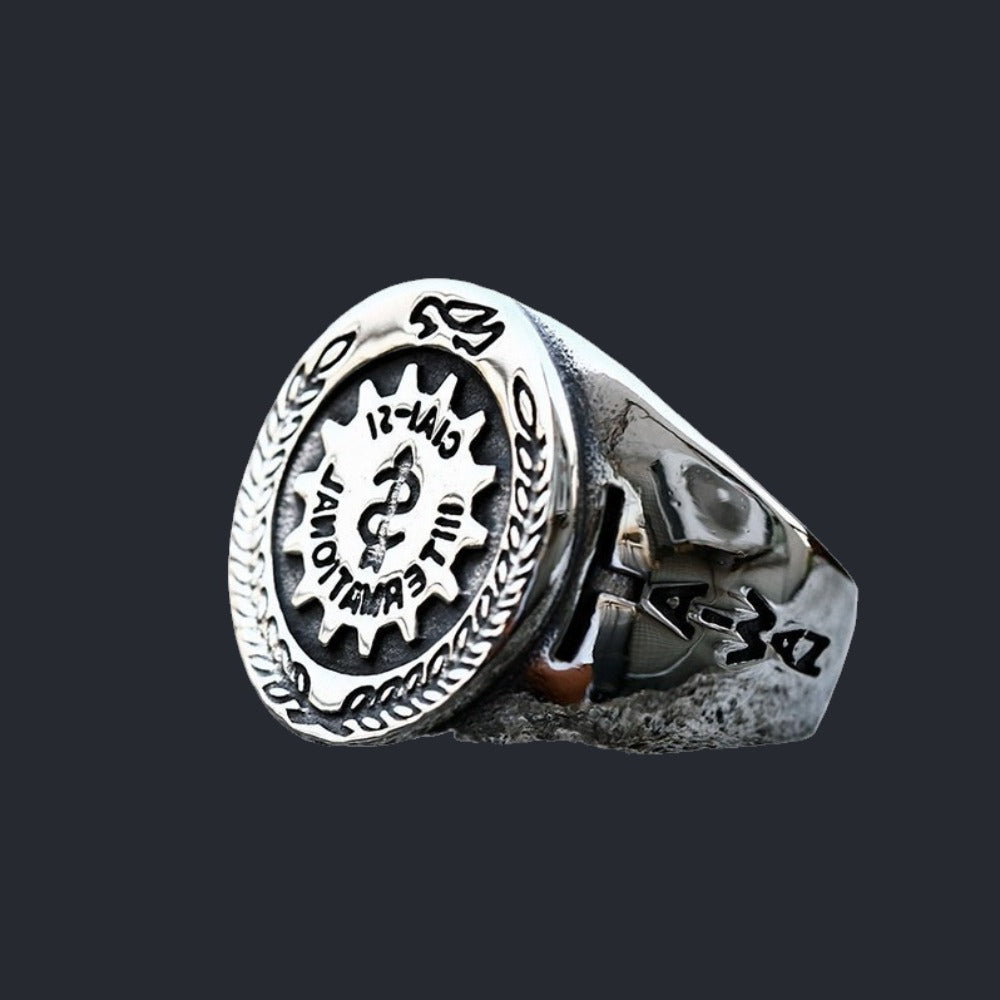 [ NODE_#09A ] CYBER CAPITAL GEAR SIGNET RING