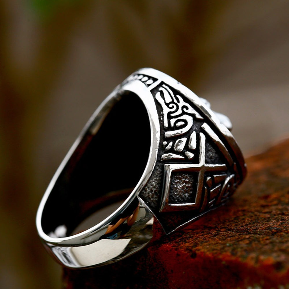 [ OVERCLOCK_#05N ] CYBER WOLF RADAR IMPLANT RING