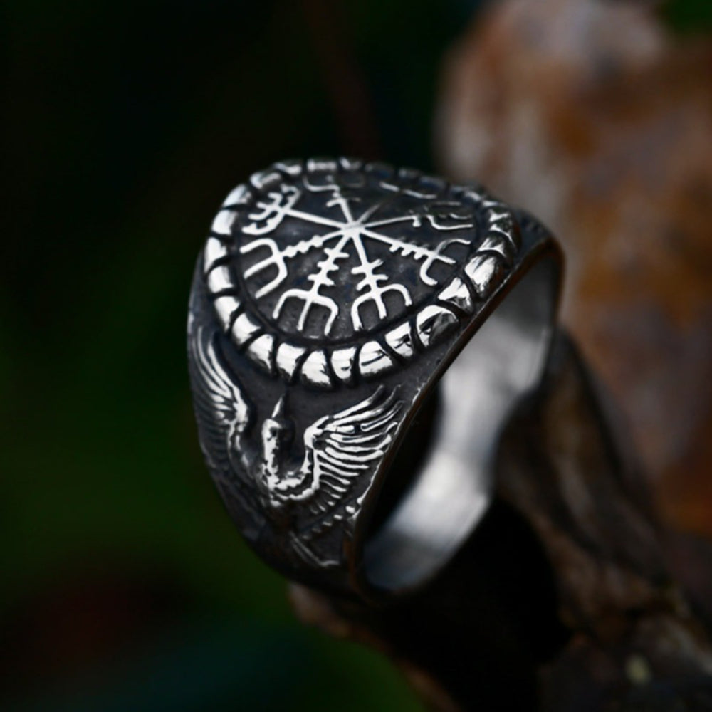 [ DECRYPT_#04M ] VIKING COMPASS RAVEN SIGNET
