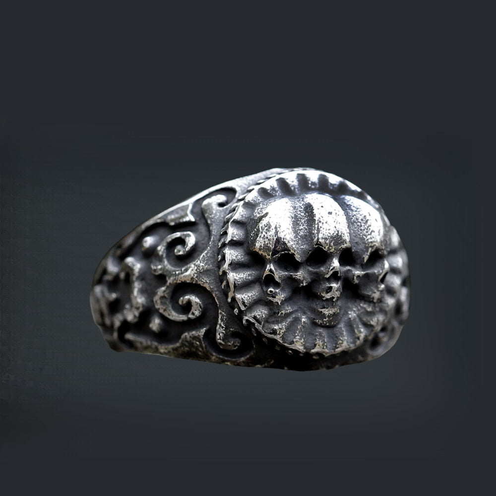 [ DECRYPT_#03X ] TRIPLE SKULL GEAR SIGNET