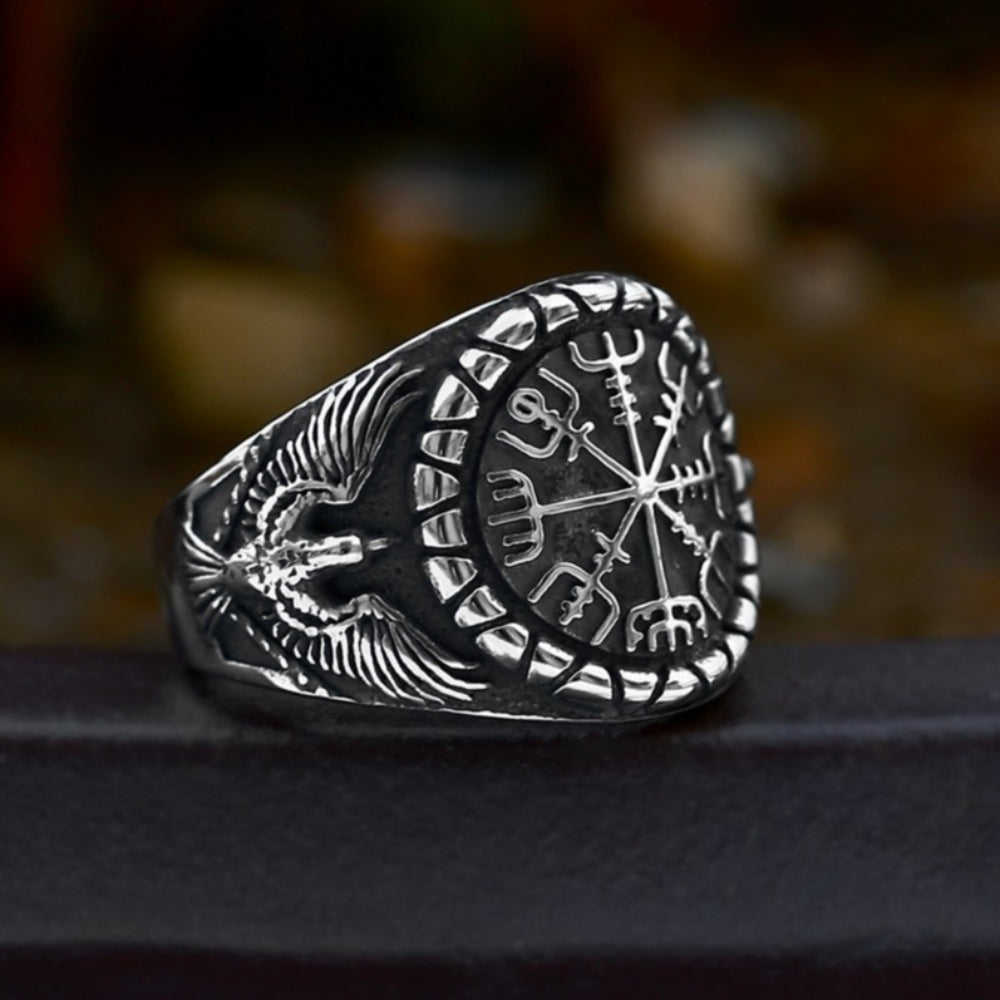 [ DECRYPT_#04M ] VIKING COMPASS RAVEN SIGNET