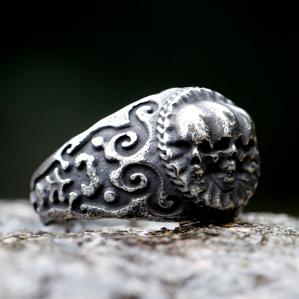 [ DECRYPT_#03X ] TRIPLE SKULL GEAR SIGNET