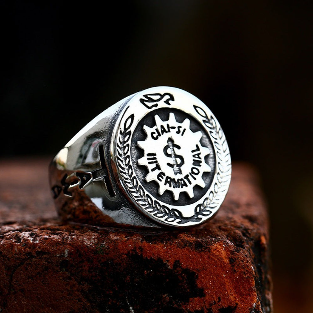 [ NODE_#09A ] CYBER CAPITAL GEAR SIGNET RING